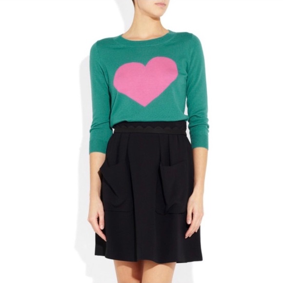 J. Crew Sweaters - J Crew | Tippi Heart Sweater SMALL Valentine's Day